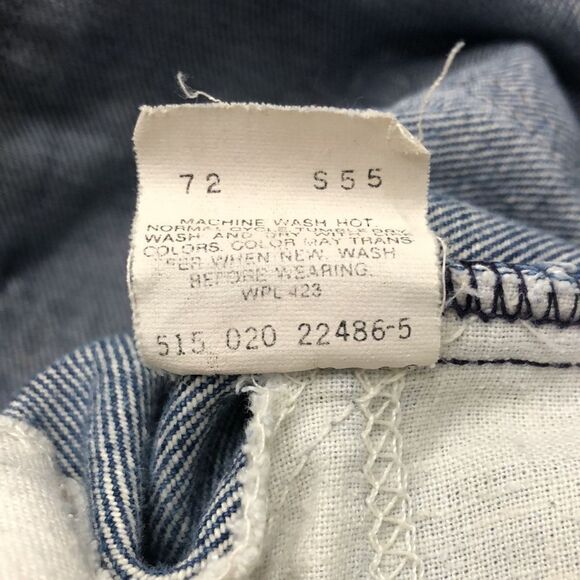 Vintage 1990 Levi’s 506 Orange Tabs 34x30 Relaxed Fit Straight Leg Made in USA - Picture 6 of 9